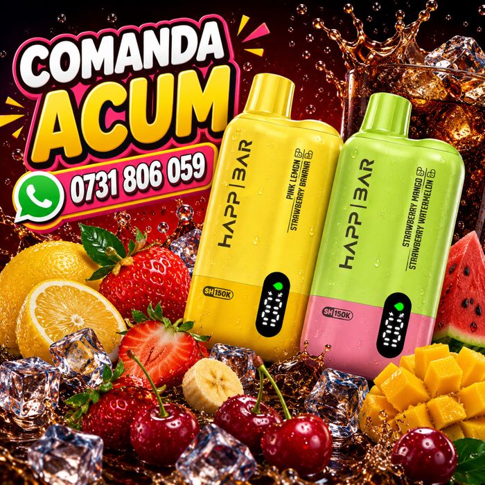 Vape HappBar 150.000 puffs aroma fructe exotice