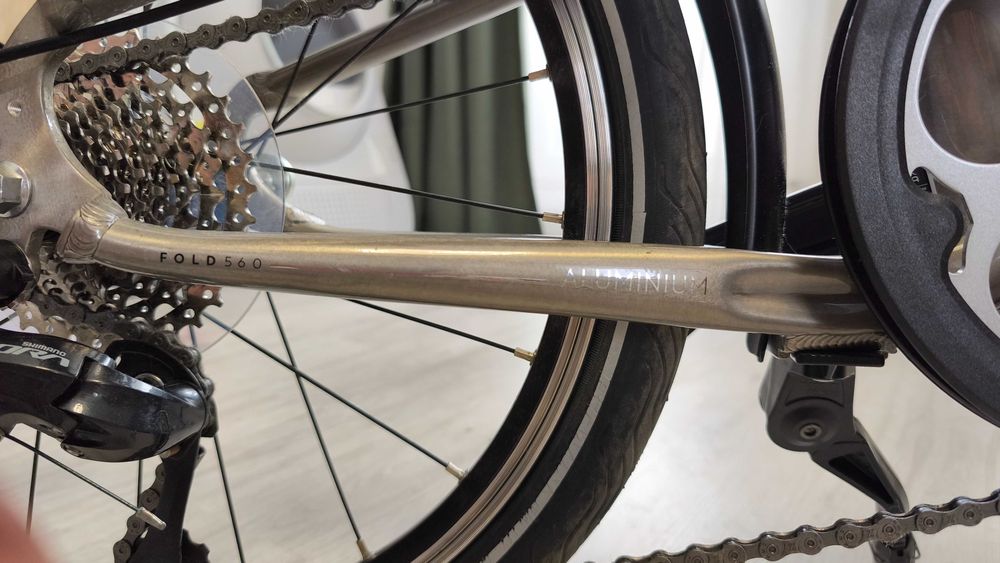 Bicicleta pliabila FOLD 560 aluminiu (NU 500) - 9 viteze, noua.