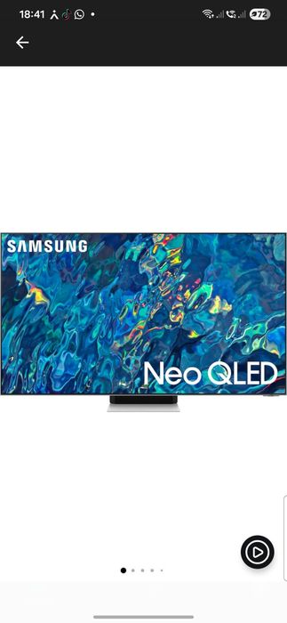 Vând TV Samsung Neo QLED 55QN95B  ,138 cm,Smart,4 K Ultra HD,100 Hz,Clasa G Impecabil
