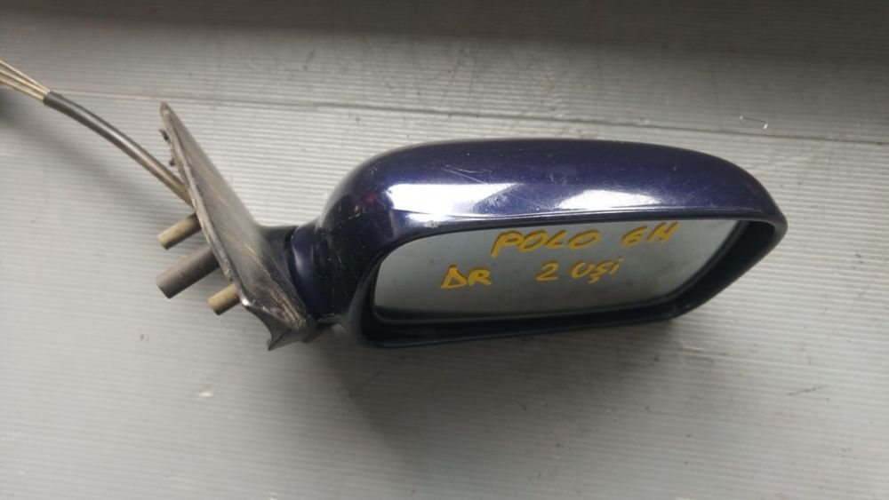 Oglinda manuala dreapta vw polo 6n 2 usi e9020098