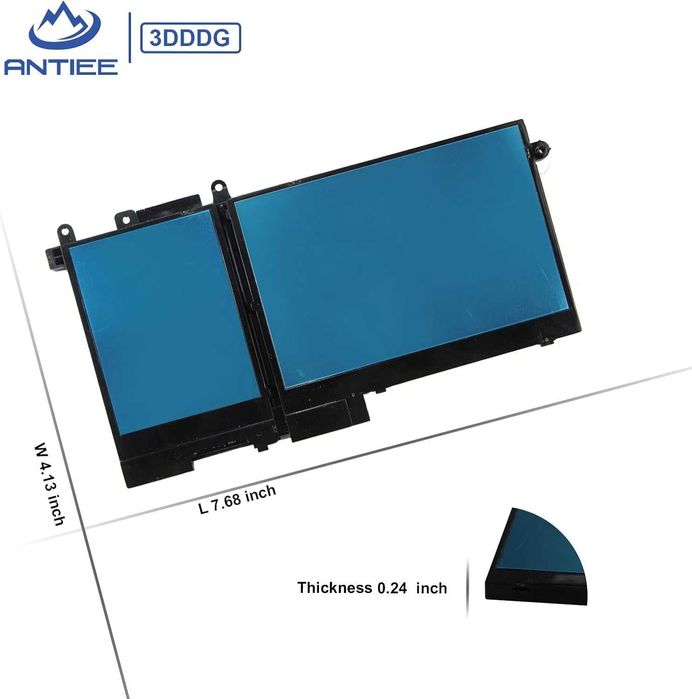 Батерия за лаптоп за Dell Latitude, тип 3DDDG, 42W