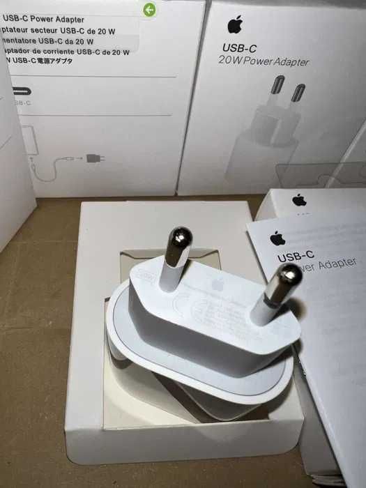 Încarcator + cablu Apple iPhone 8 X 11 12 13 14 15 Usb C 20W Original