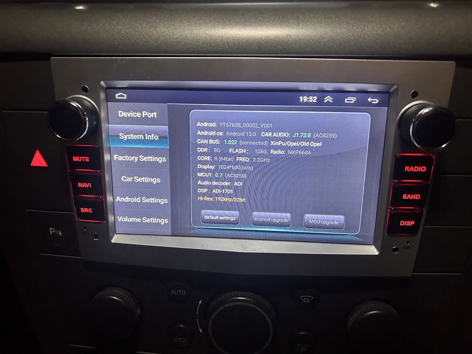 Android carplay pentru gama Opel