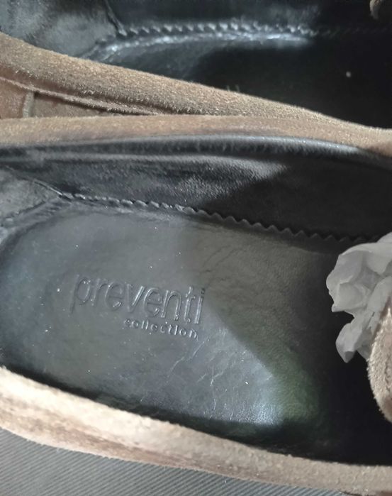 Preventi Pantofi barbati maro piele Nr. 42