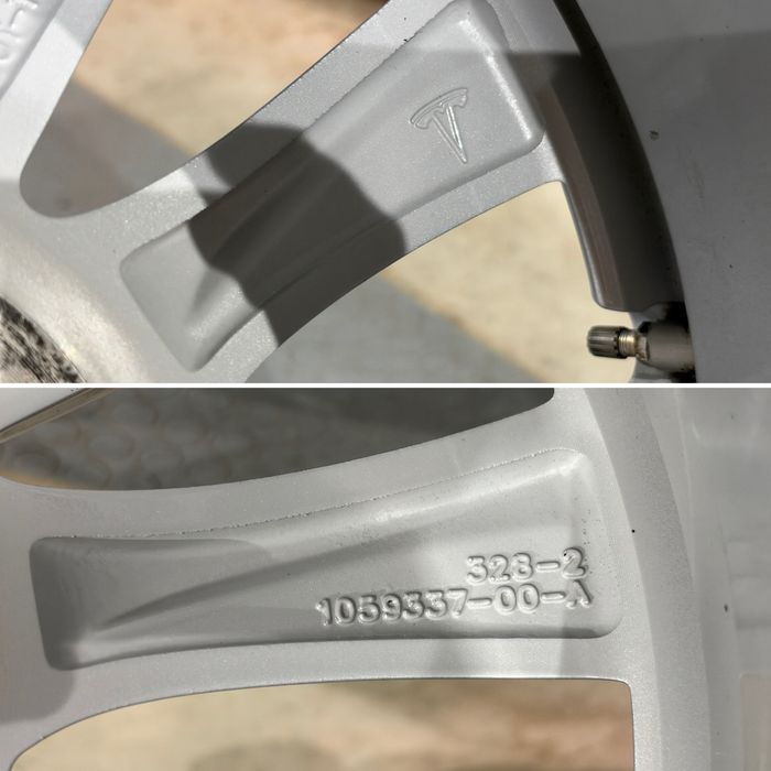 4бр. КАТО НОВИ 19” Оригинални Джанти *SLIPSTREAM/AERO TURBINE* 5х120 за -TESLA S- 8.0Jx19H2, ET40