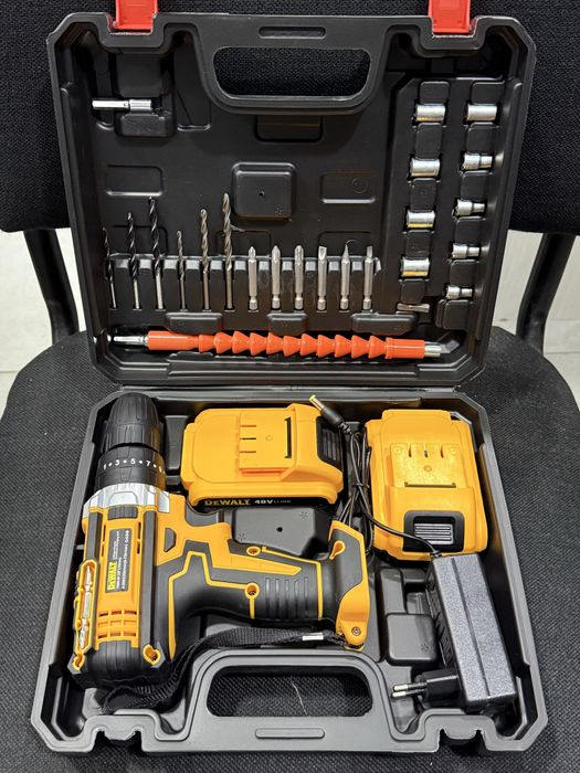 Shurupovert 48v nabor, Шуруповерт 48в набор, drel, дрель