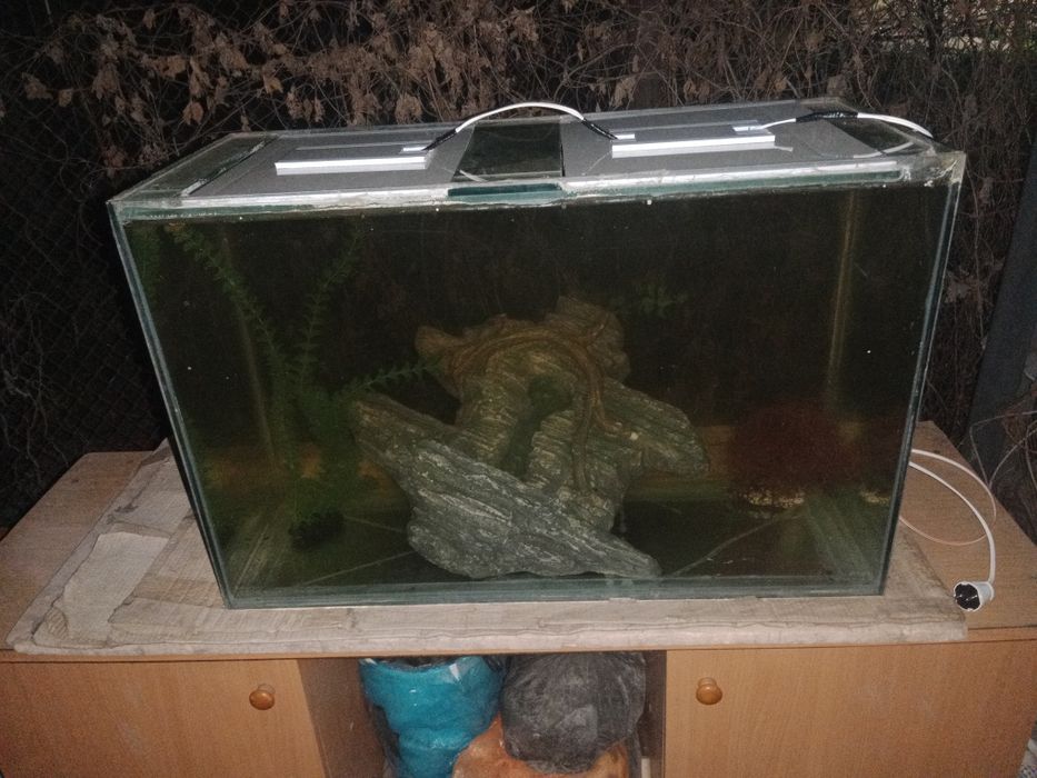 Аквариум 150л + бонусы и рыбки.