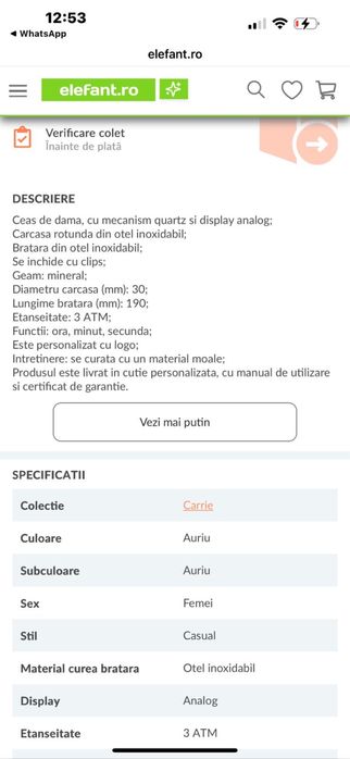 Ceas de dama , Pepe Jeans , ca si nou , material inoxidabil