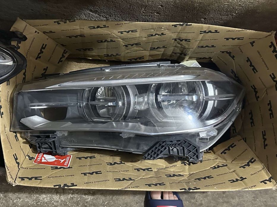 Ляв фар БМВ Х5 Ф15 Х6 Ф16 оригинален адаптивен лед фар / BMW X5 X6 F15 F16 Full led left headlamp