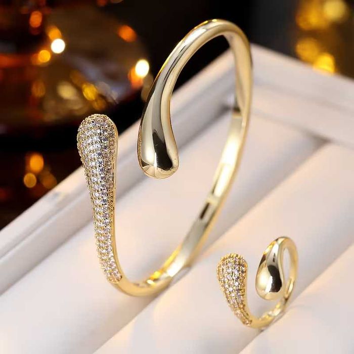 Дамски комплекти гривна и пръстен от медицинска стомана