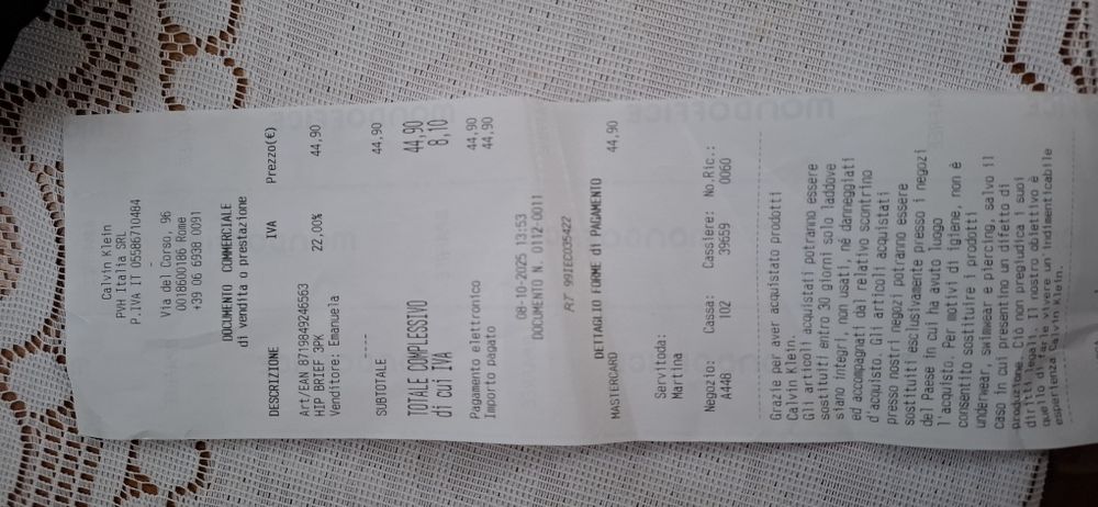 3 бр. Мъжки слипове Calvin Klein XL