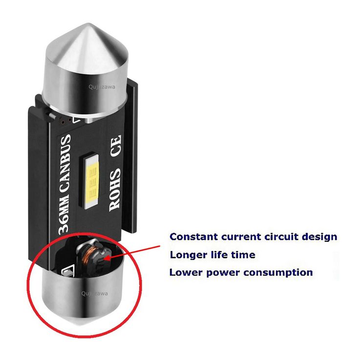 Нови LED крушки-Супер силни лед светлини-интериор-номер- C5W/C10W