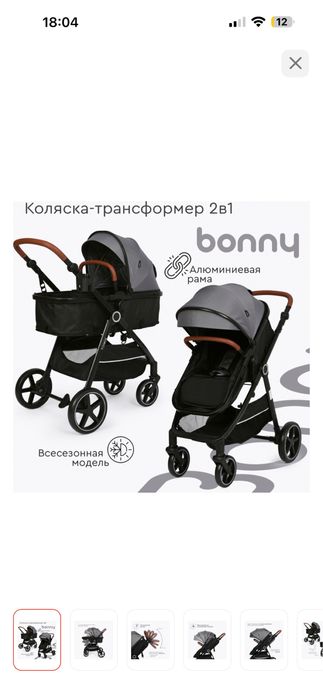 Коляска Tomix bonny.