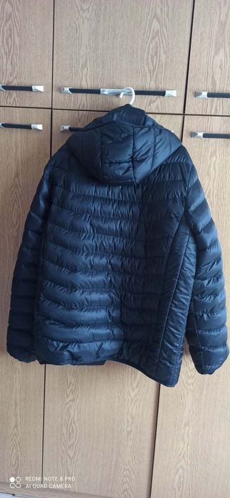 Мъжко яке с нагревател USB зареждане 6XL черно