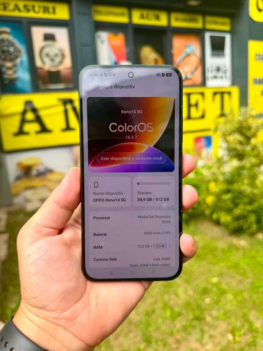 OPPO Reno 14 / 512GB / 12GB RAM / Dual SIM / Luminous Green - ca NOU