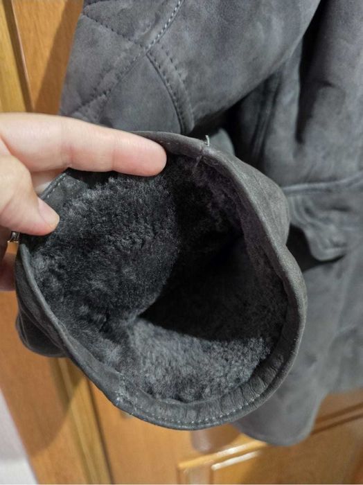 Cojoc vintage piele/blana naturala XXL
