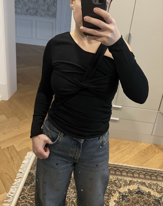 Top mulat negru Zara