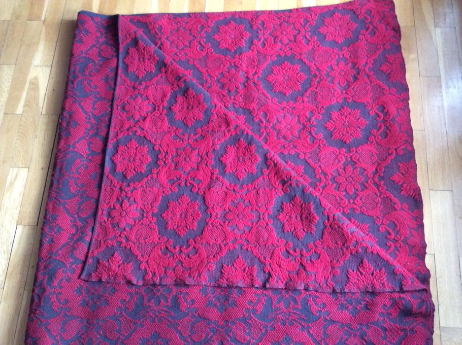 покривка - за легло - вълна и памук - 2 м/2,40м