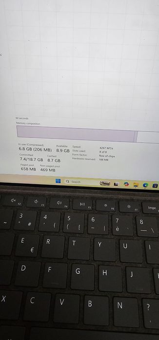 Tableta Microsoft Surface pro 8 intel. core i7 16 gb ram  512GB gb