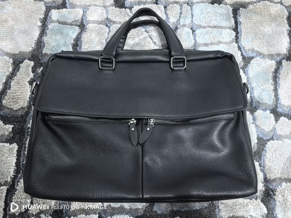 Сумка для ноутбука кожаная!