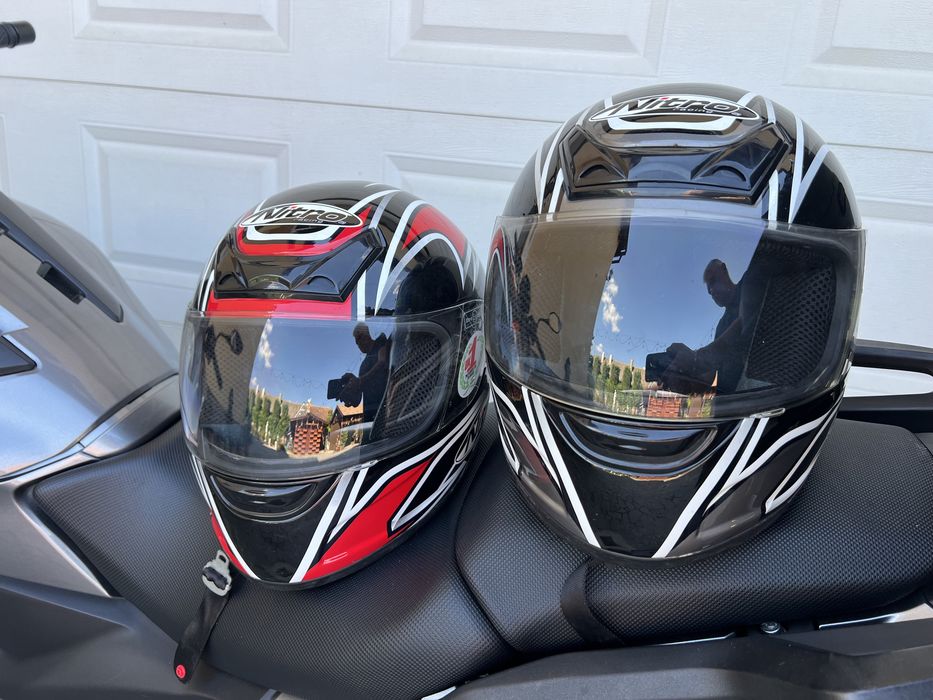 Set 2 Casti Moto Nitro