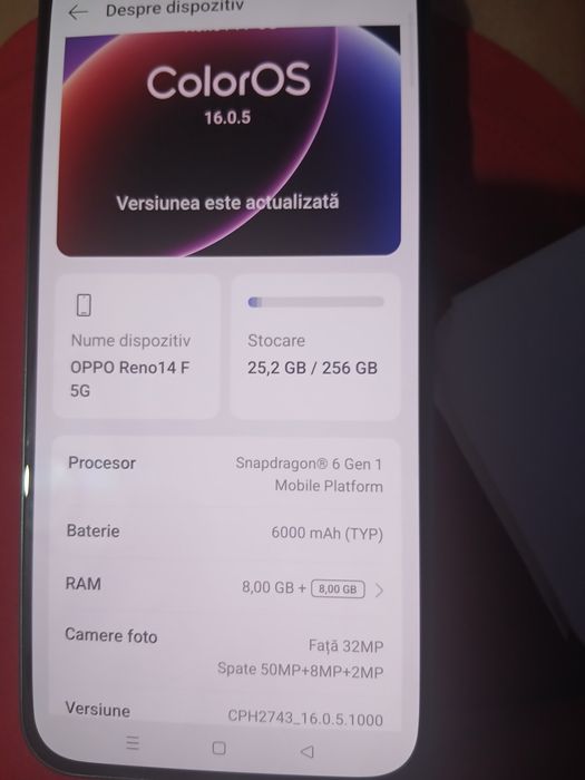 Oppo reno 14 Fg5