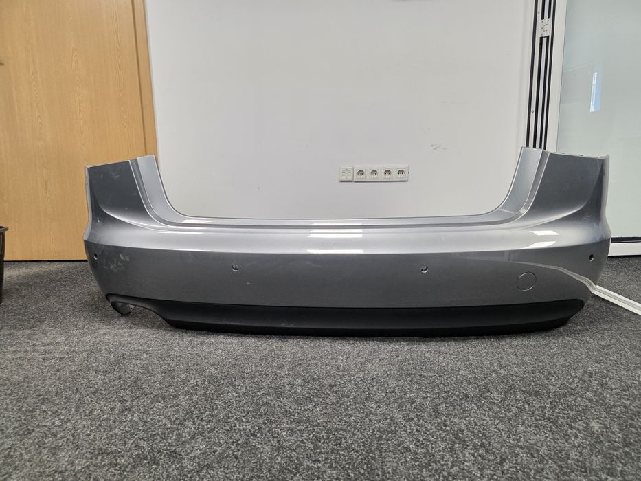 Bara fata Audi A6 C7 4G, bara spate, scut sub bara, grile cromate
