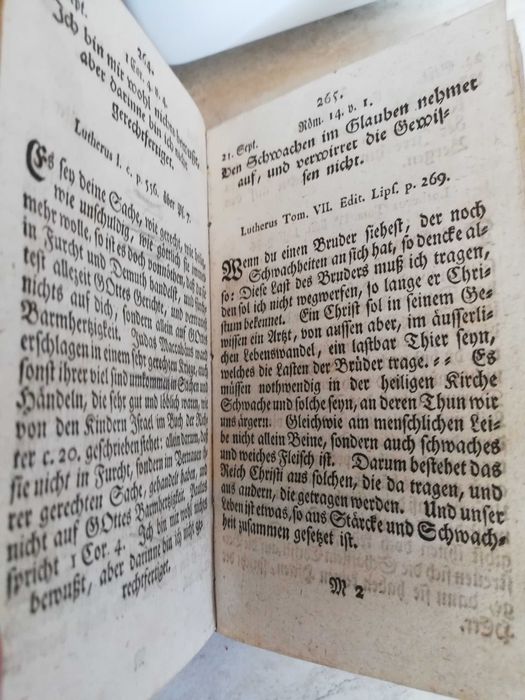 Немски библейски притчи и поговорки Мартин Лутер 1769г