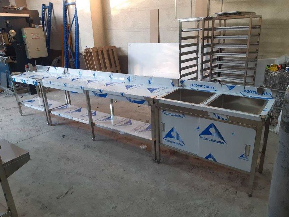 Стол нержавейка мойка стеллаж мебель stol moyka stilaj mebel оптом