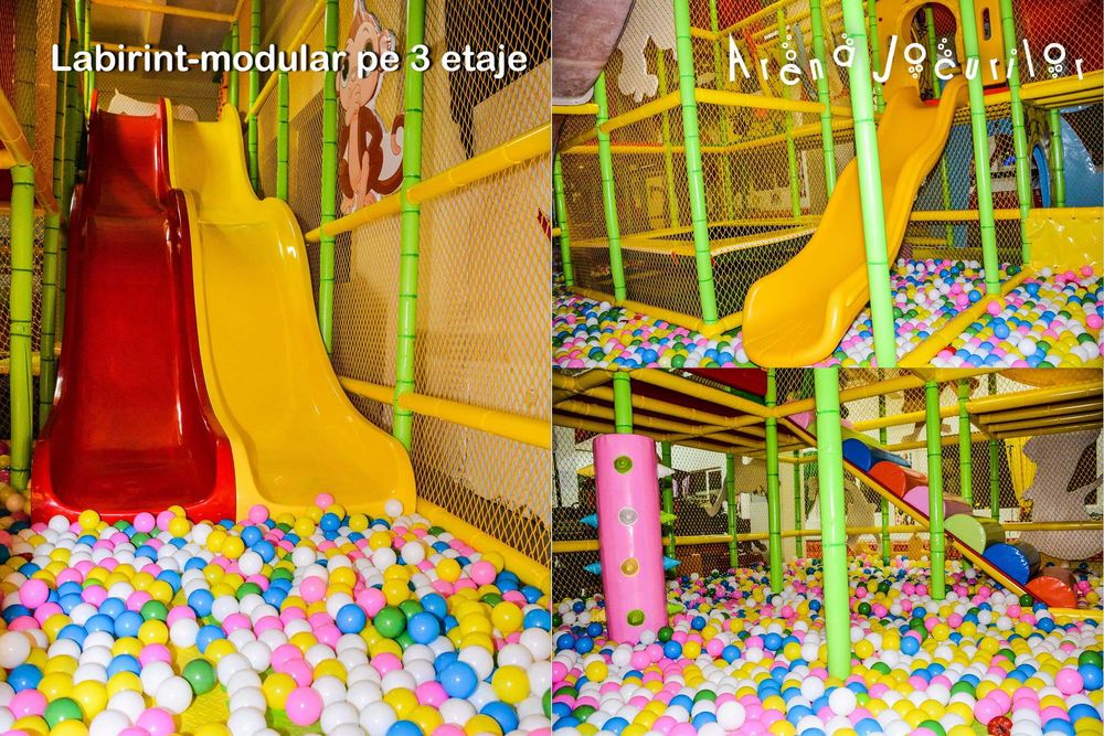 Vand echipamente loc de joaca: modular, traseu Ninja, trambuline