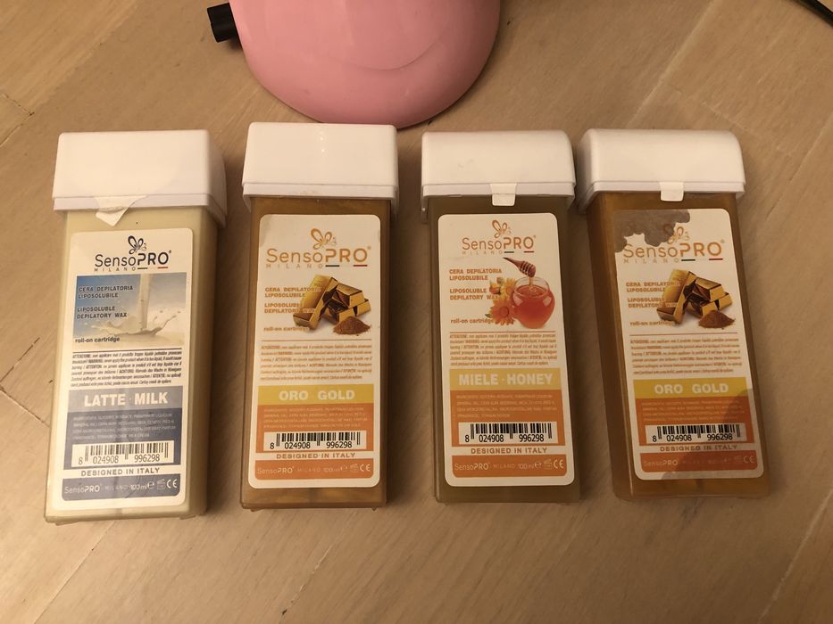 Aparat kit  epilat cu 4 rezerve ceara