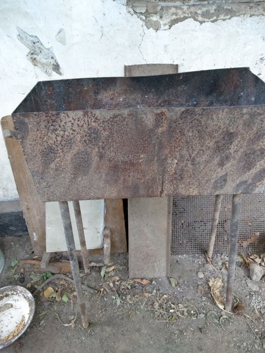 Мангал железный советский