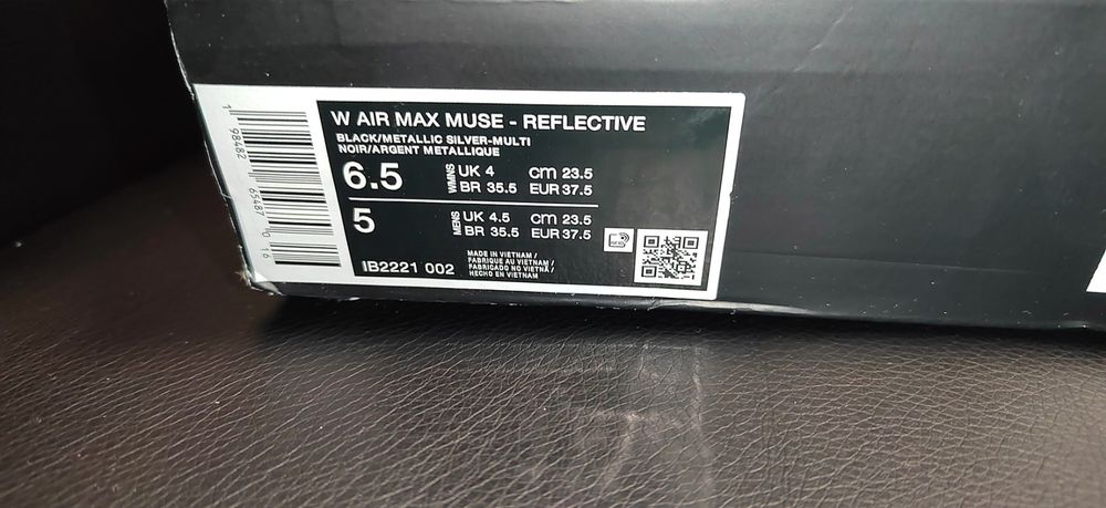 Nike Air Max Muse Reflective, номер 37,5