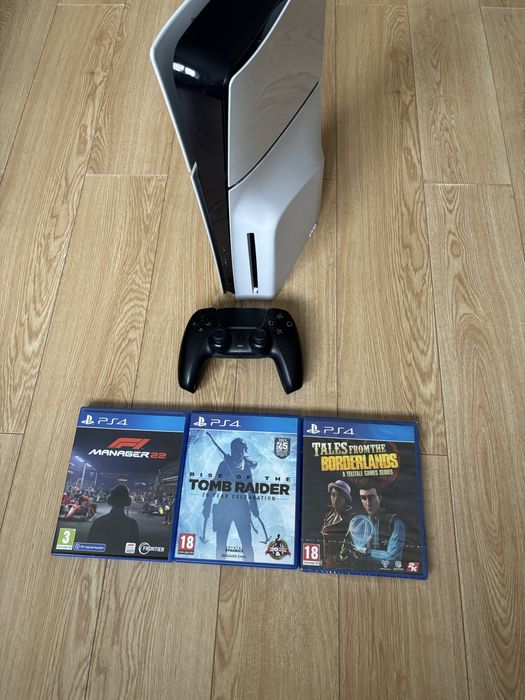 Consola Playstation 5 Slim cu disc + jocuri