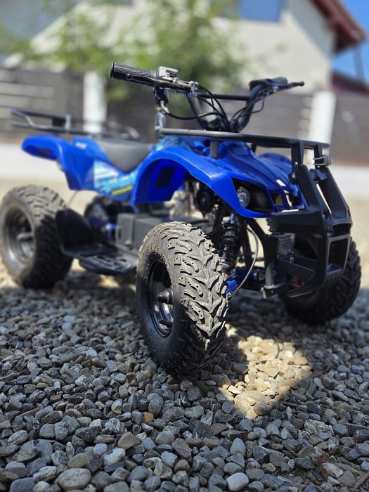 ATV electric pentru copii NITRO Torino Quad 1200W 48V Big Tyre, culoare Albastra