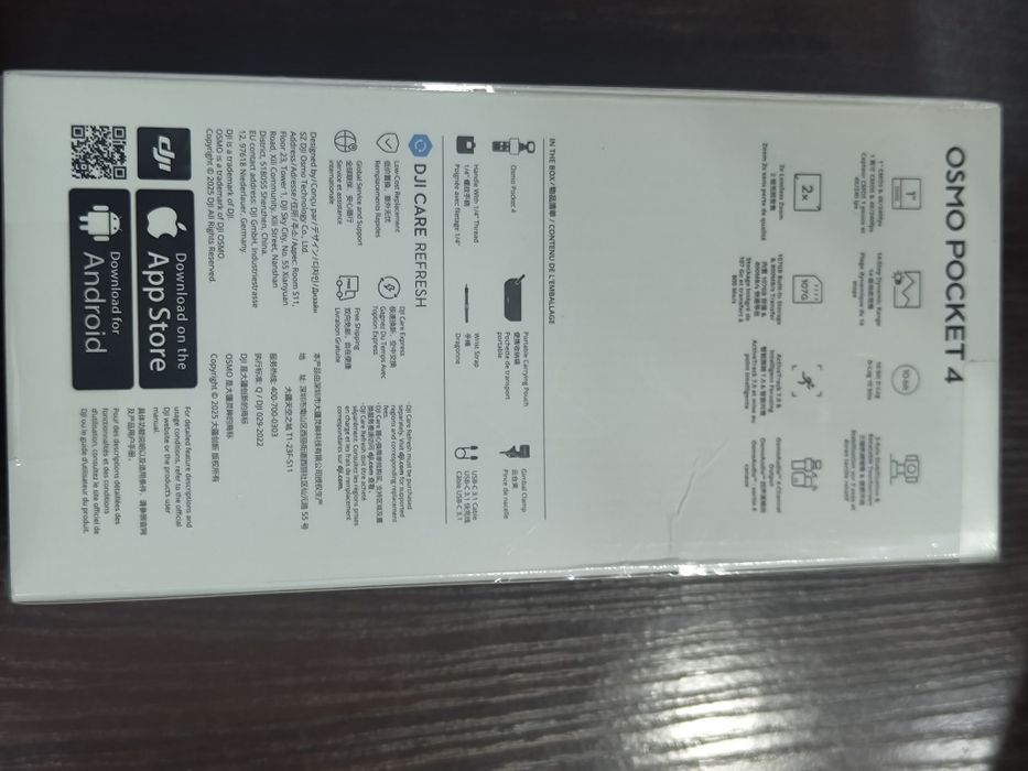 Экшен камера DJ Osmo Pocket 4