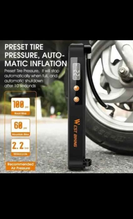 Pompa aer inteligenta moto-bici