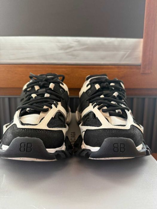 Balenciaga Track Suade 'Gray/Black/White' 40