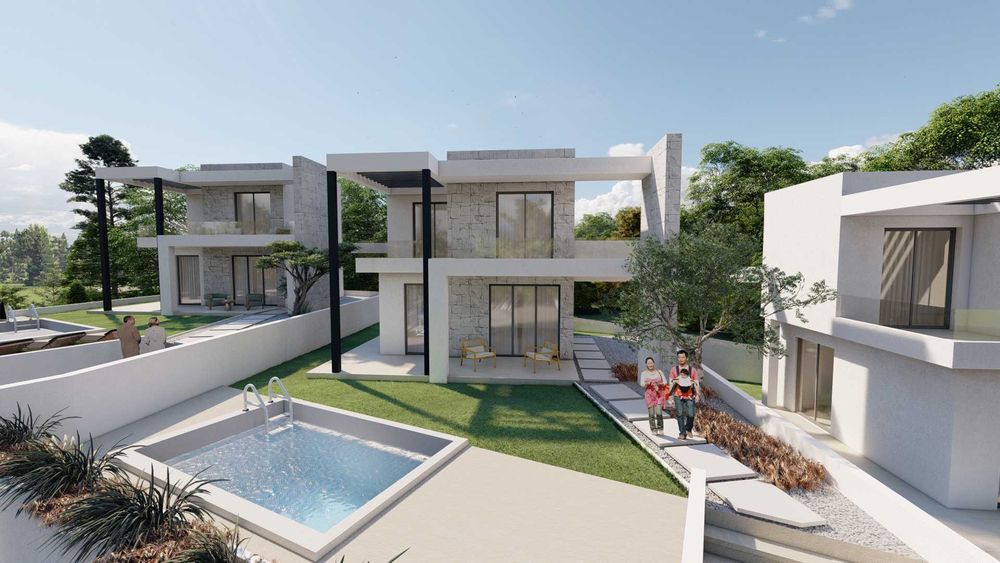 УПИ до Нея Перамос с проекти и РС на къщи -220000 евро.