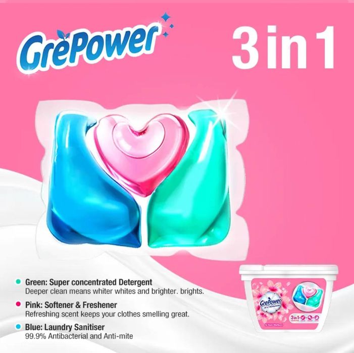 Grepower kir yuvish kapsulasi sifati alo