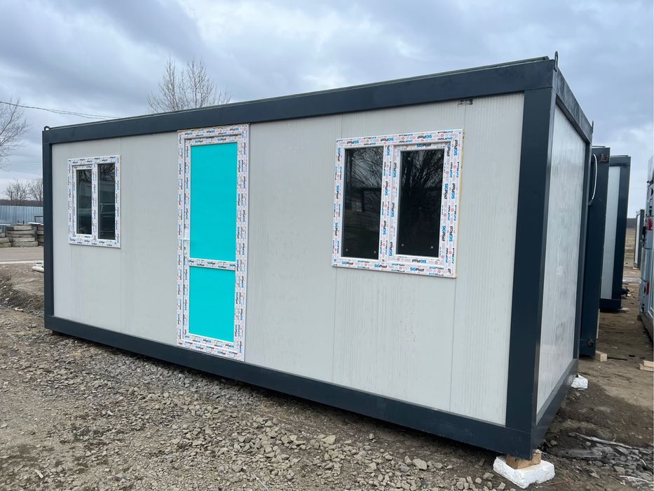 Container de locuit de santier vestiar birou sanitar standard modular
