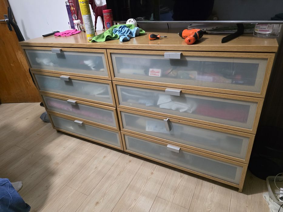 Comoda TV - cu 8 sertare de depozitare