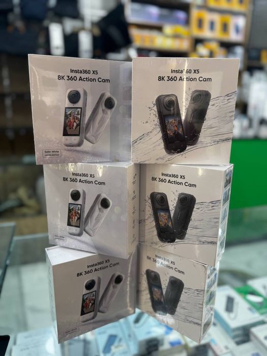 Insta 360 X5. X5 combo. Insta 360 x4. Insta 360 x3. Go pro 13