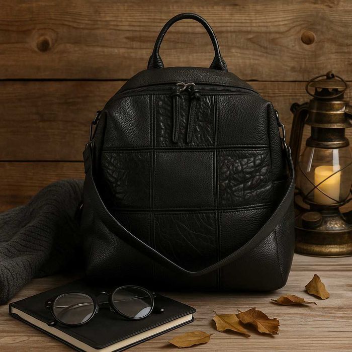 Многофункционална дамска раница-чанта