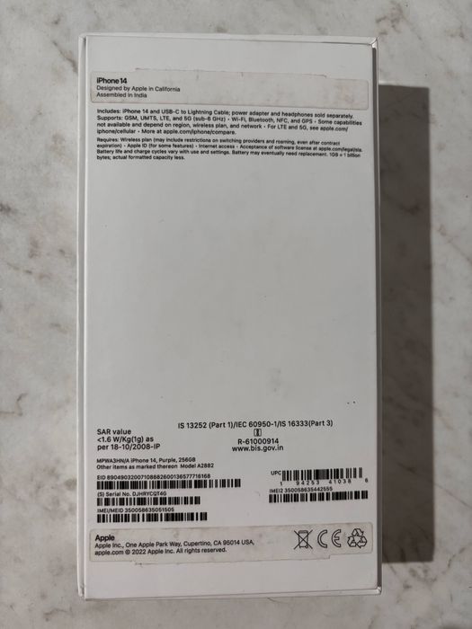 Iphone 14 (256gb) б/у (поврежден)