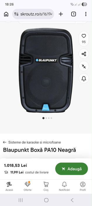 Set 2 boxe + stative incluse