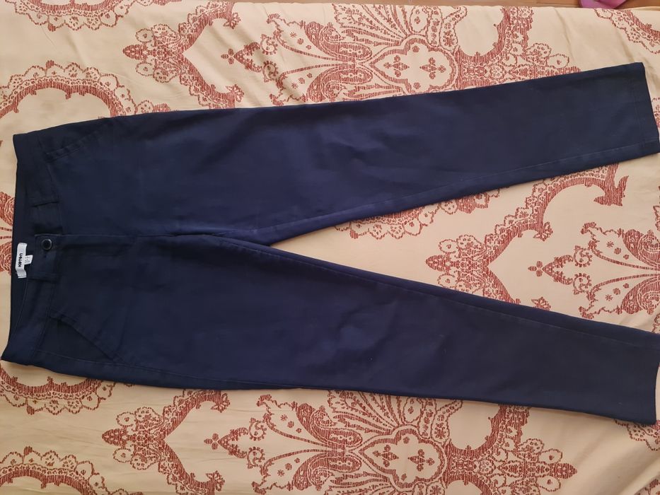 Школьные синие брюки на девочку подростка Kotton Турция