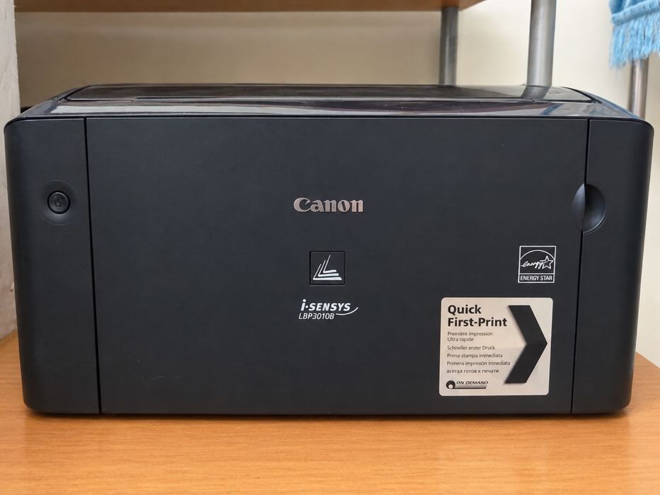 Лазерный принтер Canon i-SENSYS LBP3010B, рабочий, Windows 11