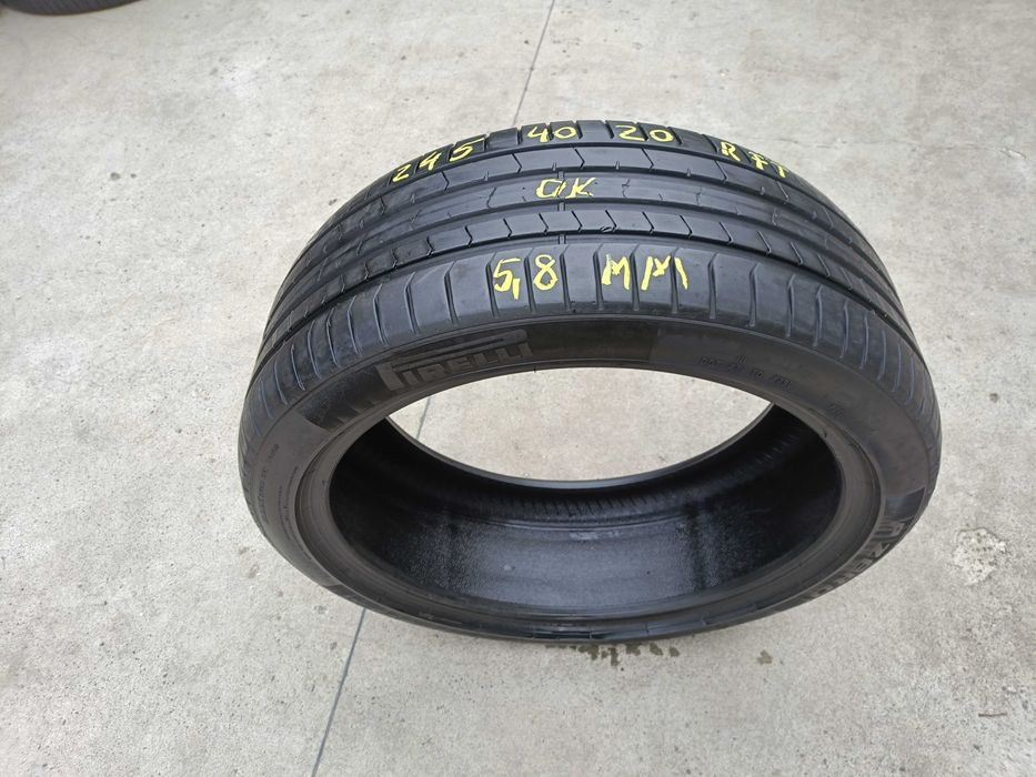 O anvelopa de vara 245 40 20 pirelli p zero pz4 run flat 5,8 mm