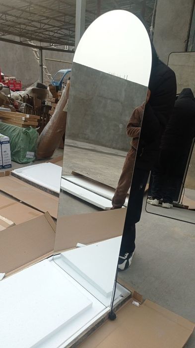 Зеркало настенное арочное с LED-подсветкой, премиум дизайн